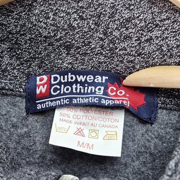 Queen's University Sweatshirt Gray 1/4 Zip Made in Canada Long Sleeve Mens Sz M - Picture 8 of 10